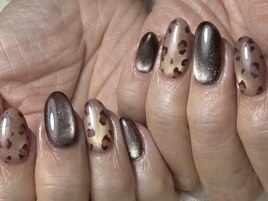 マグネットネイル☆ヒョウ柄