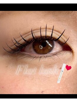 エヌプラスアイラッシュサロン(n plus eyelash salon)/フラットラッシュ160本LED