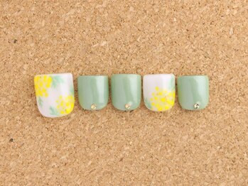 ネイルサロン ブランロール 白金店(Nail Salon Blanl'or)/FOOT ミモザ