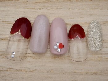 リボン 立川店(Ribbon)/定額Design7000円+tax ハート