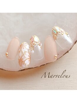 マーヴェラス 大宮店(Marvelous)/ちょっぴり和風★ネイル