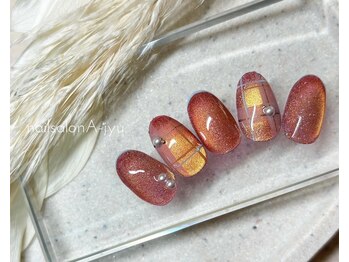 ネイルサロン アージュ(Nail Salon A jyu)/マグネットチェックネイル