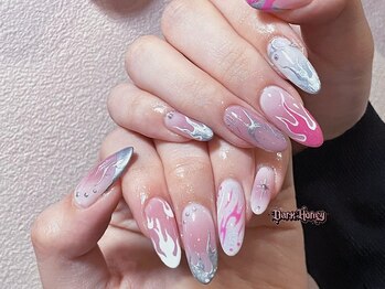 ダークハニー 原宿店(Dark Honey)/Y2Kチークガーリーネイル