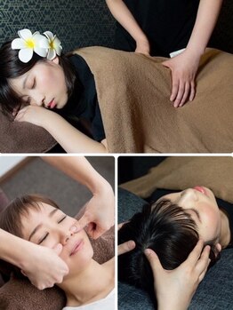 ラクラク(rakuraku)の写真/本格的なお手頃価格のコースを多数ご用意◎全身ほぐし60分¥3500・小顔リフトアップ矯正+ヘッドスパ¥3200etc