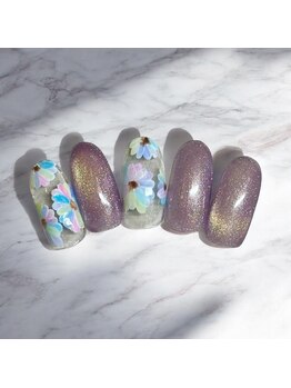 手書きフラワー