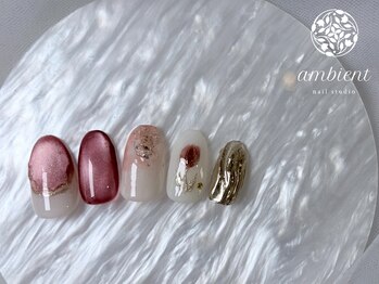 ネイルスタジオ アンビエント 表町店(Nail Studio ambient)/定額スタンダードアート【4月】