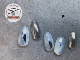 グレー×ホワイトマーブル