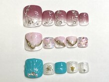 ネイルサロン 爪/夏　フット☆