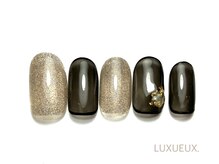 ネイルアンドアイラッシュ ルクソー ホテル日航福岡店(Nail&Eyelash LUXUEUX.)/337.*シースルーネイル *