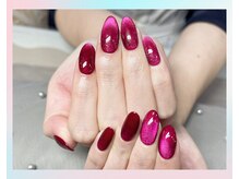 ワイアンドワイ(Y&Y)/滲み出る透明感ビー玉ネイル