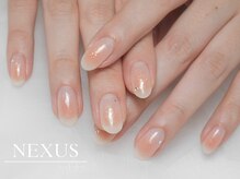 ネクサス(NEXUS)/オレンジの夏チークネイル