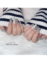 リッシュ ドゥ(RICHE deux)/キルティング×ギラギラグラデ