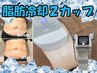【くびれが欲しい方にオススメ】お腹にWアプローチ♪脂肪冷却2カップ×20分