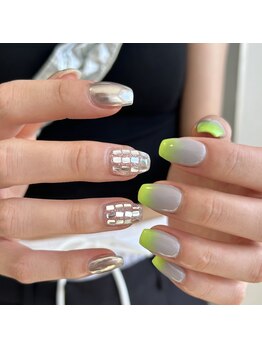 ネオン×グレー by大竹