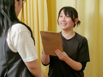 ヒーリングハウス/施術前のヒアリング