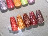 【ハンド】パーティーフラッシュネイル