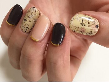 お洋服からとった花柄