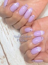 プッカ(Pukka)/春夏ラインフレンチネイル