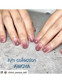 シンプル秋ネイル