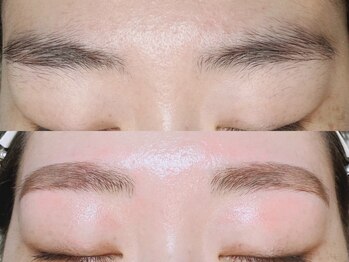 オルム(orem)の写真/【人気No1アイブロウ低刺激オーガニックwax脱毛￥4500】一人ひとりのお顔立ちに合わせてデザインをご提案◎