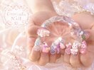【チップ長さだしネイル】