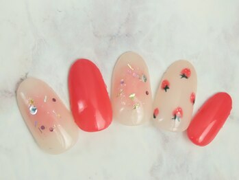 ネイルプラータ(Nail Plata)/イチゴネイル【7980】
