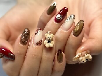 わがままキャット/バレンタインネイル