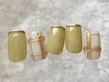 エムドットネイル 池袋(m.nail)/ぷっくりチェックネイル