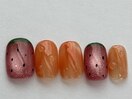 夏スイカぷっくりラメ¥¥6000