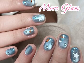 モアグラム 原宿竹下口店(More Glam)/秋ネイル/ボルドー