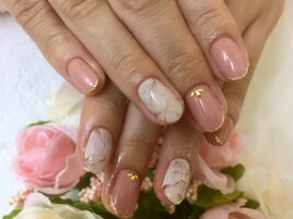大理石風ネイル☆