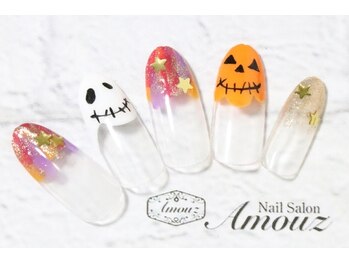 10月限定[ハロウィンネイル] C