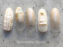 ツイードネイル　￥7980