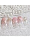 パラジェル花火ネイルデザイン