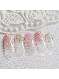 パラジェル花火ネイルデザイン