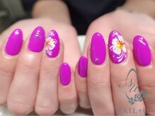 ネイルプラスユウ(NAIL+U)/ハイビスカス