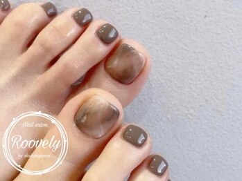 秋フットネイル