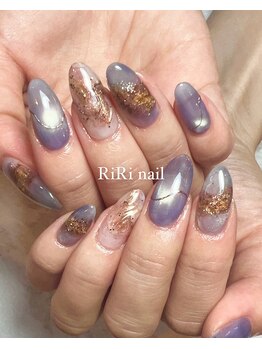 リリヘアーネイル(RiRi hair nail)/nuance × magnet