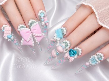 ネイルマフィア 新宿(NAIL MAFIA)の写真/《韓国・ワンホン・ちゅるん系からガーリー可愛い系まで》愛されネイルもお任せください♪
