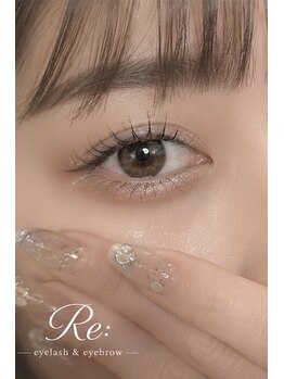 アールイー 船橋店(Re:)の写真/お顔の第一印象は目元で決まる♪経験豊富なプロが貴女に似合うデザインをご提案☆何でもご相談ください♪