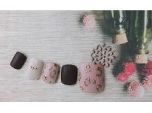 ネイルサロン&スクール ジーナ(GINA)/ゴールドレオパード