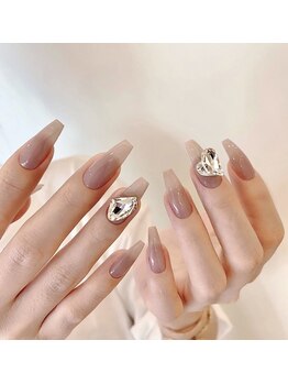 クイーンズビューティーサロン 新宿本店(Queen's beauty salon)/チップ+ワンカラー パーツ別