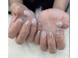 貝殻ネイル