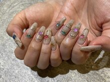 ラウンジ 町田店(RounGe)/【ジェル】BOHOデザイン