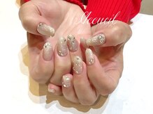 アクイユ 銀座店(ACCUEIL)/ラメ×ストーン