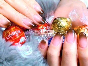 シューシャ(xuxa)の写真/【接客×仕上がりに好評◎】自爪をキレイに保つフィルイン施術◇ワンカラー¥4000/マグネット¥6000☆