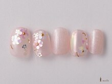 アイネイルズ 横浜WEST店(I-nails)/ホロお花ワンカラー¥9480