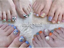 アネラネイル(anela nail)の雰囲気（大人気のフットメニュー♪足裏ツルツルのケアプランも多数ご用意）