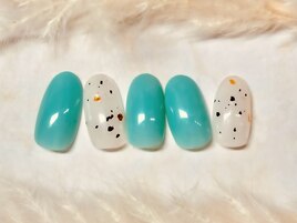 パラジェル　シンプル夏ネイル