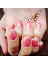 シキ(SIKI)/ピンク　ワンカラーネイル